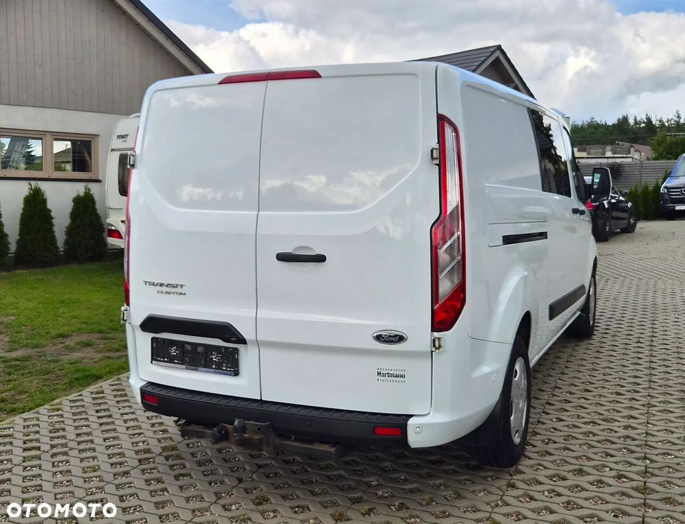 Ford Transit Custom L2H1 Brygadówka 6 osobowy 2.0d 170KM NAVI KAMERA - 34
