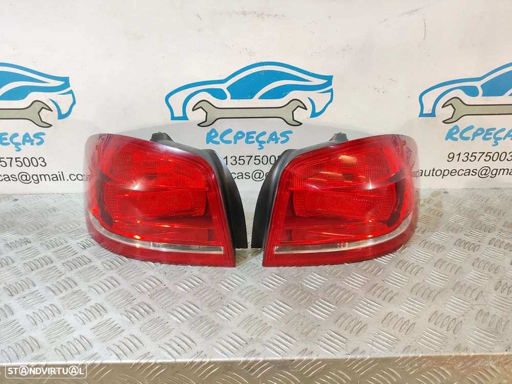 FAROLIM FAROLINS TRASEIRO TRÁS ESQUERDO DIREITO AUDI A3 8P 8P3 S-LINE RESTYLE FACELIFT 3 PORTAS 8P3945096A 8P3945095A - 1