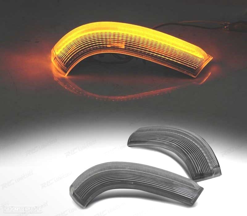 INDICADORES VOLKSWAGEN VW GOLF 5 GOLF PLUS JETTA PASSAT SHARAN ESPELHO LED DINAMICOS FUMADO - 1