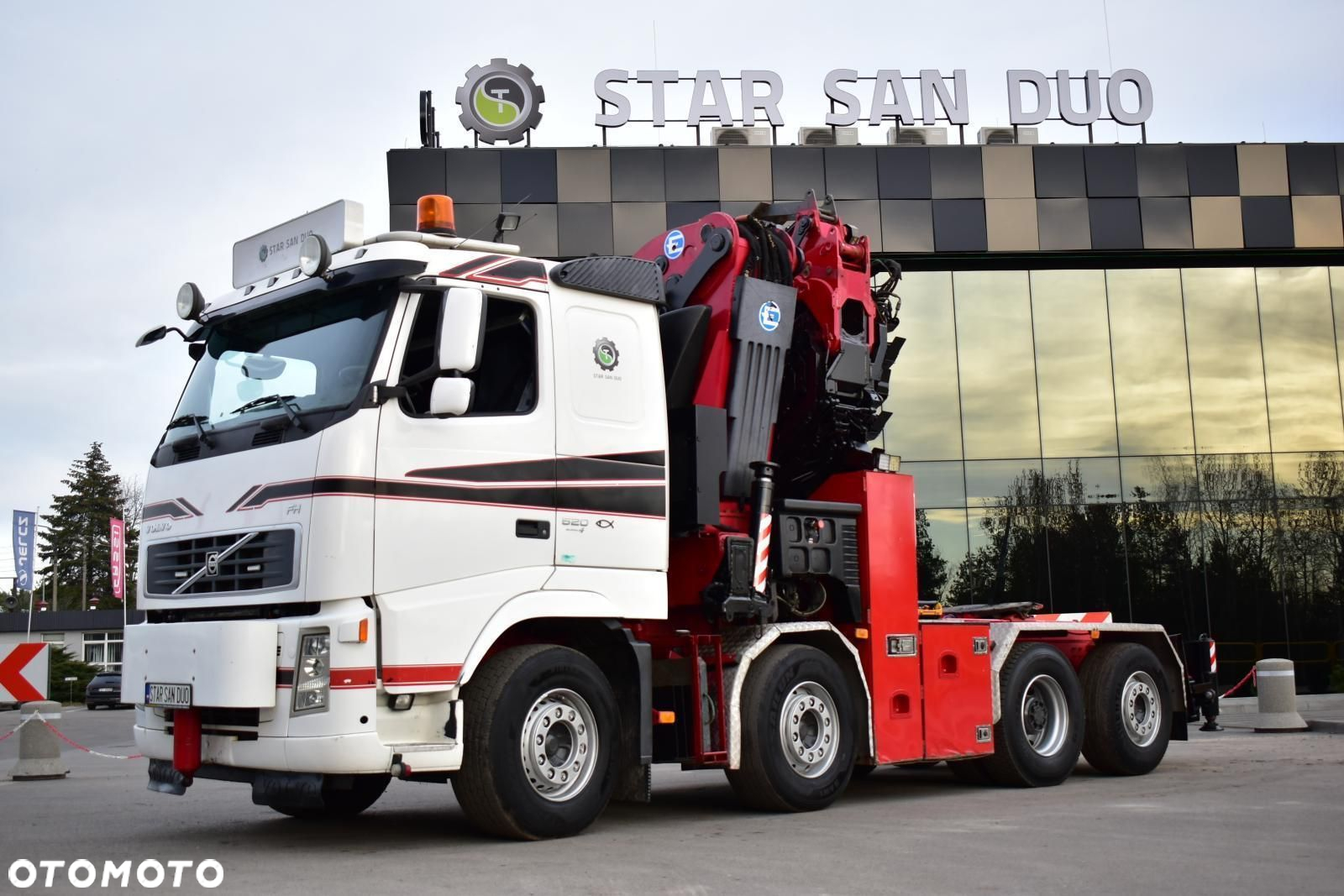 Volvo FH 520 8x2 EFFER 850 Fly Jib HDS Żuraw Wciągarka - 13