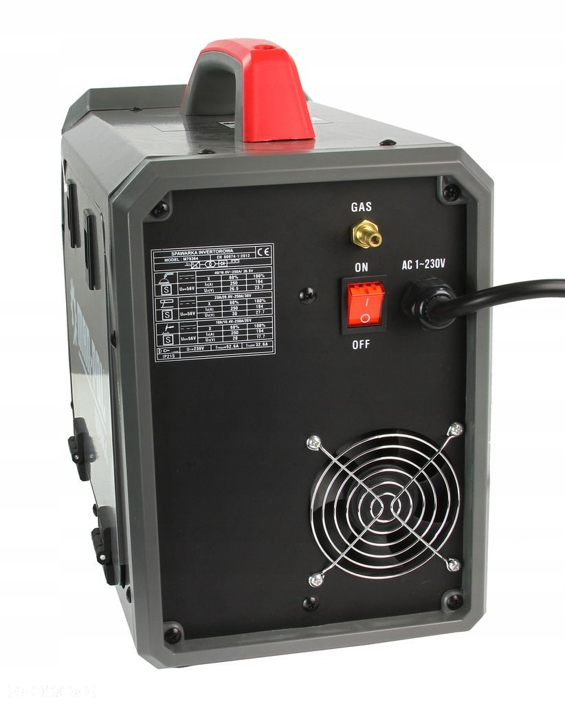 SPAWARKA INWERTOROWA MIGOMAT 250A MIG MMA TIG 230V GAZOWA M79364 - 7