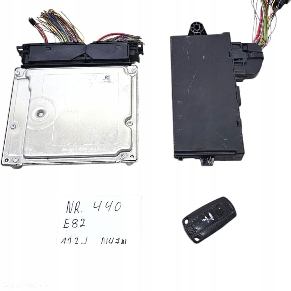 Bmw E82 Zestaw Startowy Komputer Kluczyk Sterownik Cas 123D N47D20D Nr 440 - 2