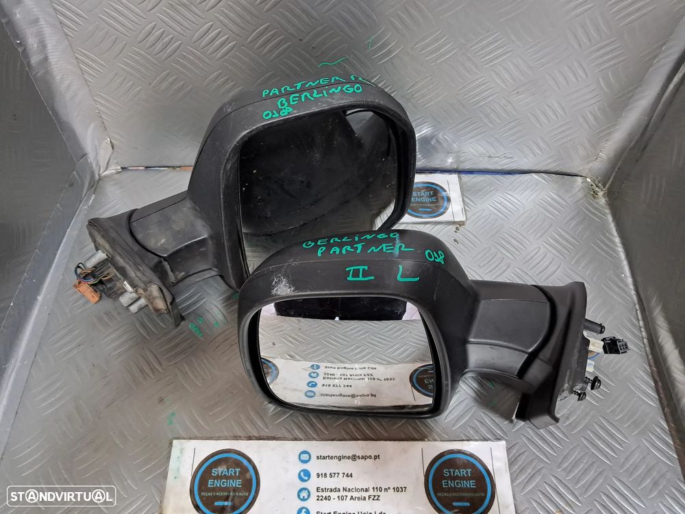 Espelho retrovisor Peugeot Partner Citroen Berlingo 2015-2024 - 6