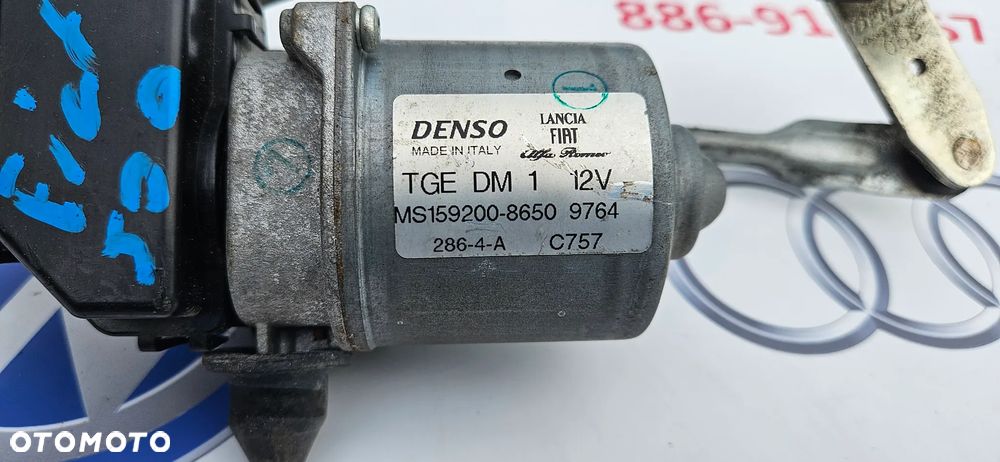 FIAT 500  Mechanizm wycieraczek przód Silniczek wycieraczek MS159200-8650 - 2