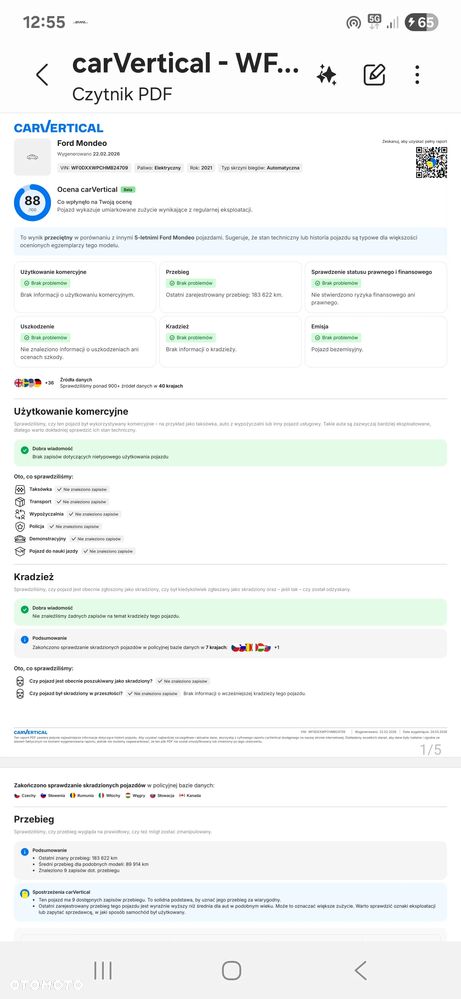 Ford Mondeo 2.0 Hybrid Vignale Plus - 38