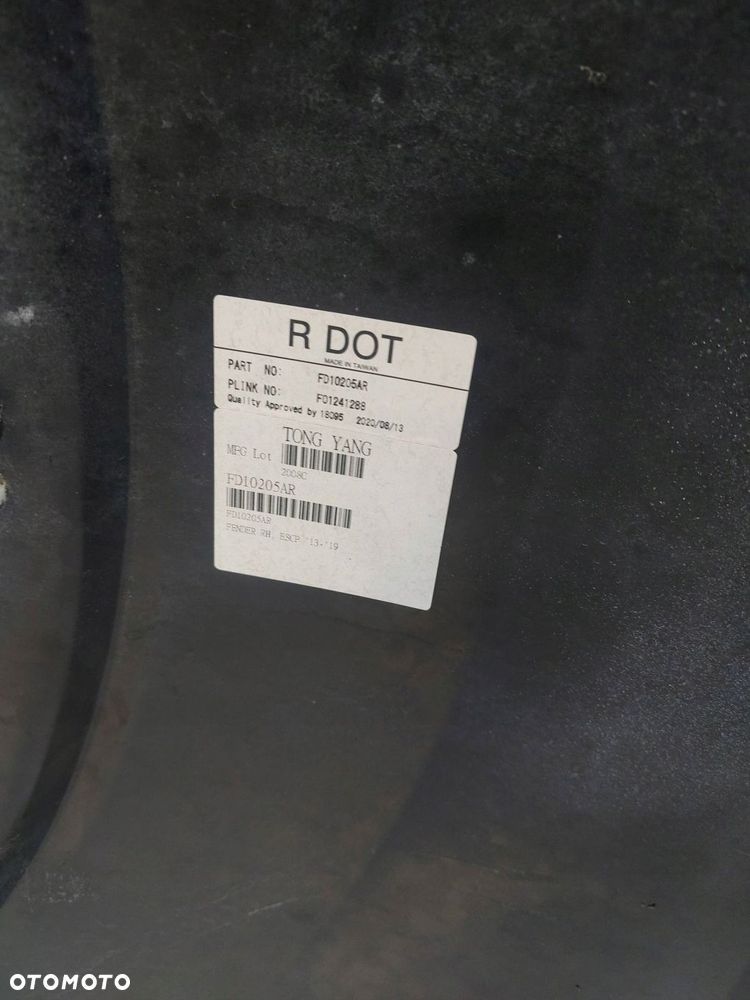 ford kuga mk2 13r> błotnik prawy przód kolor md - 5
