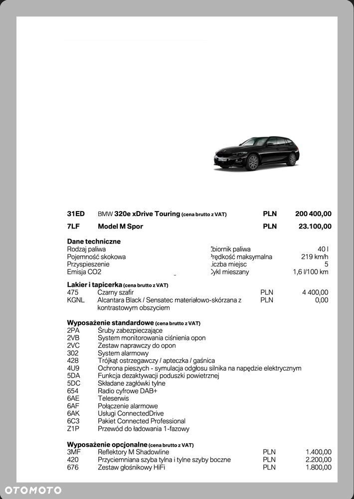 BMW Seria 3 320e M Sport sport - 34