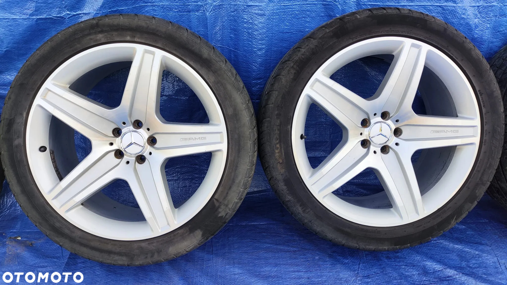 KOŁA FELGI ORYGINALNE AMG 21 CALI A1644017002 10Jx21 ET37 OPONY 295/40ZR21 MERCEDES GLE ML W164 W166 GLS GL X164 X166 S-KLASA W222 CL W216 - 7