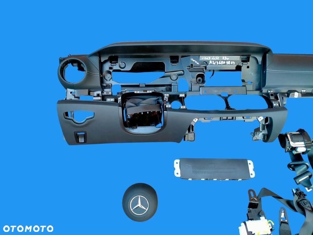 Mercedes E klasa W213 Lift Konsola Skóra Poduszka AirBag PasyDemontaż - 4