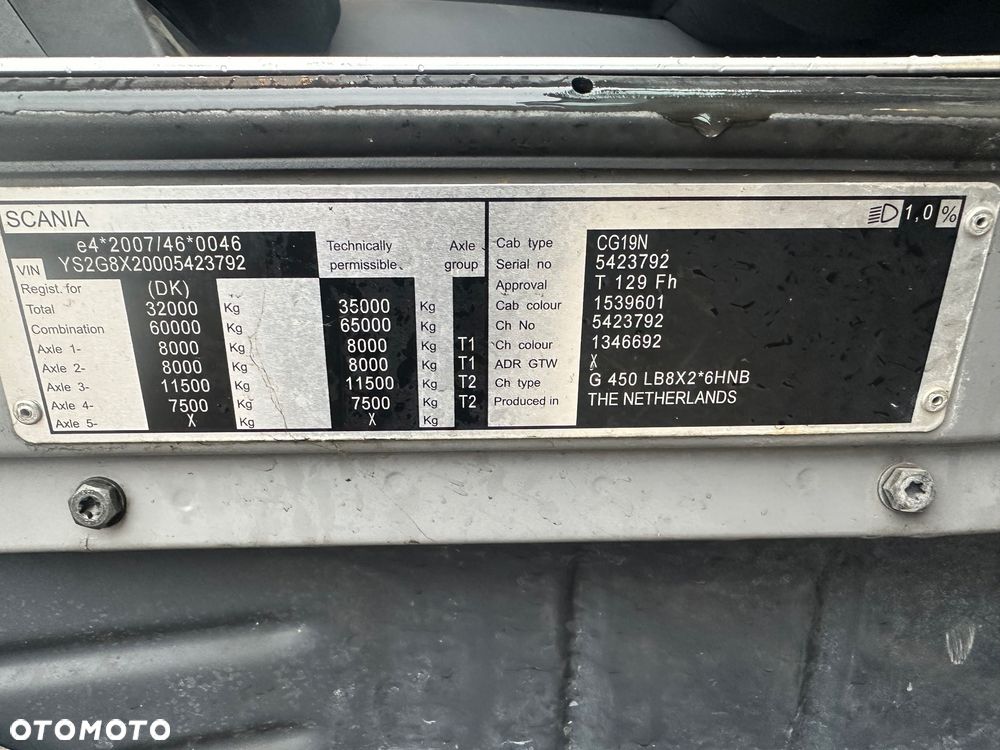 Scania G 450  8X2 ADR  310. 000 KM - 26