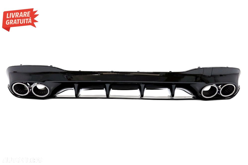 Difuzor Bara Spate cu Ornamente Evacuare Mercedes CLA X118 Shooting Brake C118 Cou- livrare gratuita - 1