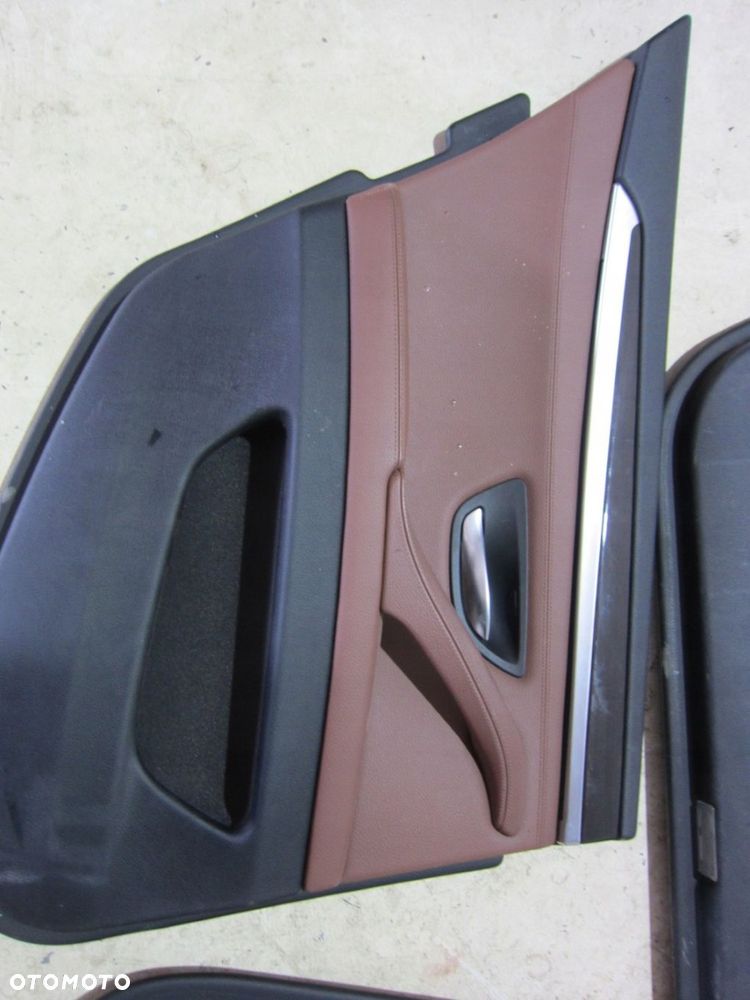 BMW F10 BOCZEK TAPICERKA DRZWI BRĄZ LCEZ DAKOTA - 3