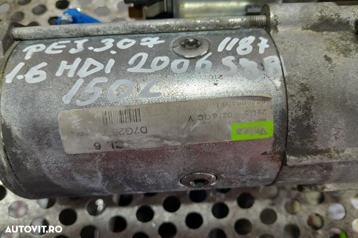 Electromotor 9662854080 9662854080 Peugeot 307 1 [2001 - 2005] Hatchb - 6