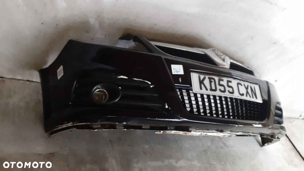 ^ ZDERZAK PRZÓD PRZEDNI OPEL VECTRA C LIFT FL Z20R CZARNY HALOGENY - 4