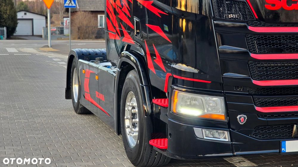Scania R450 ❗️STANDARD / HYDRAULIKA / ALUFELGI / NAVI / LED / VIRTUAL COCKPIT / DUŻE ZBIORNIKI / ZABUDOWY MIĘDZYOSIOWE / RETARDER / LODÓWKA / ACC / NOWE SPRZĘGŁO I HAMULCE / BEZ EGR / SALON POLSKA ❗️ - 13