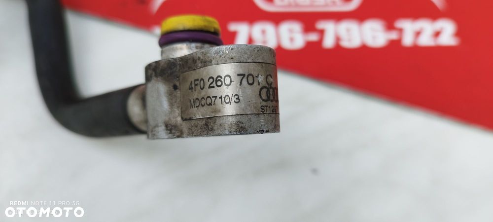 Wąż Przewód Klimatyzacji Audi A6 C6 2.0 TDI 170 KM Lift Automat Kombi 2009 rok Części Blask Gołdap - 7