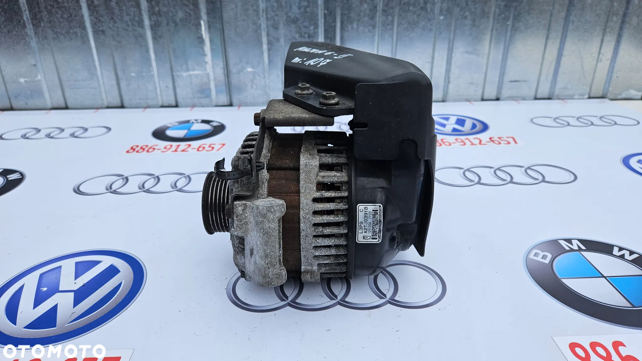 Mazda 6 II 2.0 MZR 147 KM Alternator A2TJ0391B - 3