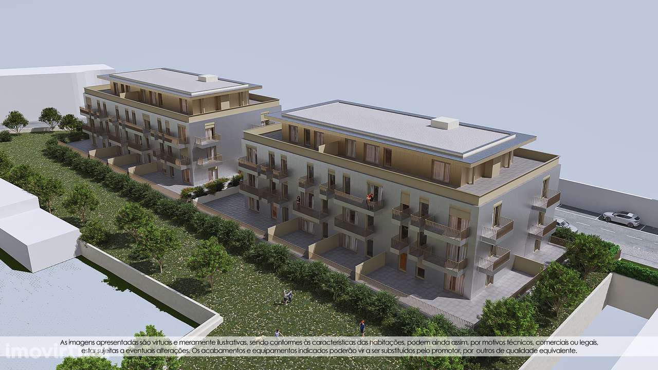 Apartamento T2 c/ Terraço (43.25m2)| Empreendimento Geminus (Arcozelo) - Grande imagem: 4/32