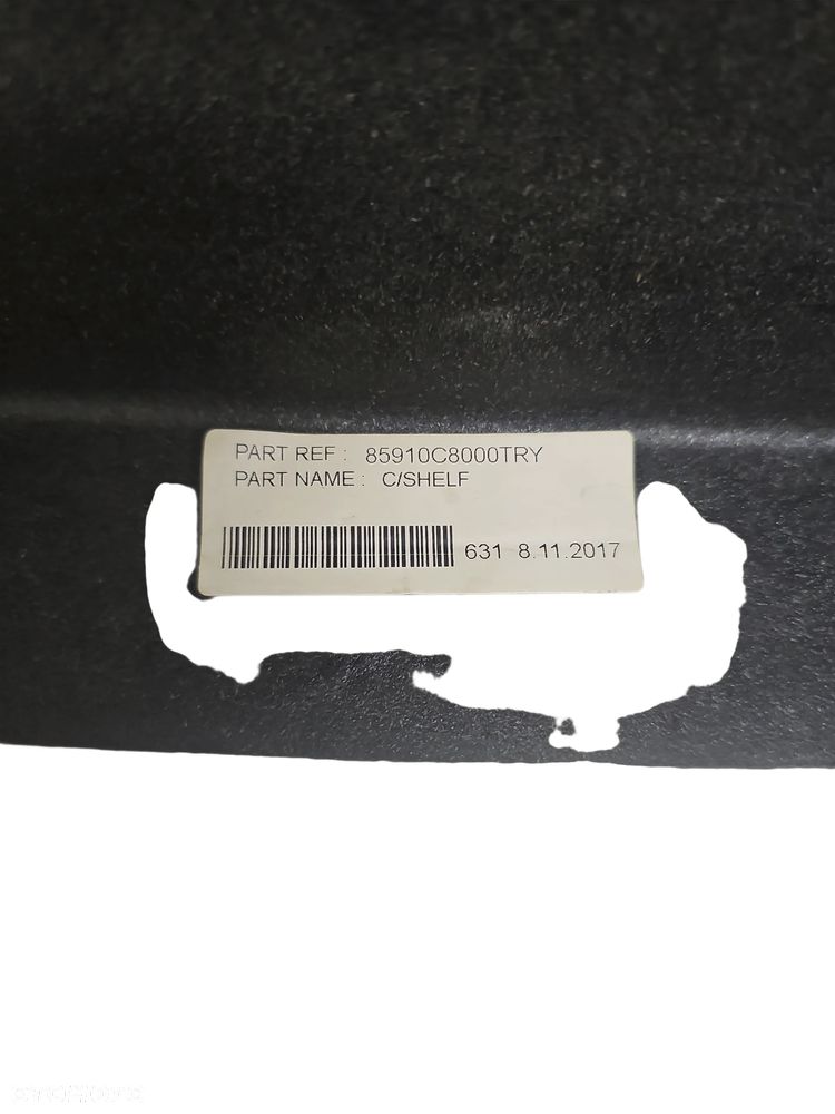 HYUNDAI I20 II PÓŁKA TYLNA BAGAŻNIKA ORYGINAŁ 14-20 - 3