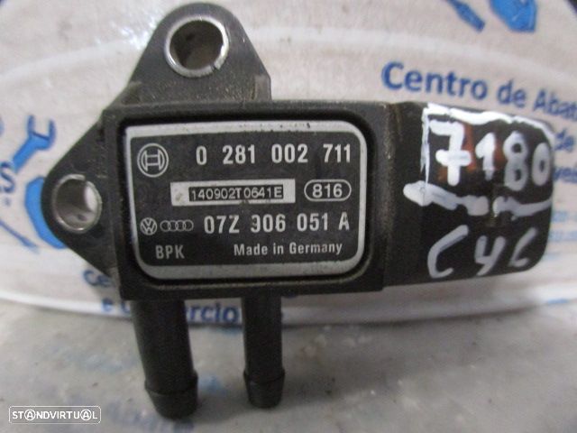 Modulo 0281002711 07Z906051A AUDI A6 4F FASE 1 2006 2.0TDI 140CV 5P AZUL ESCURO Pressão Dos Gases De Escape - 3