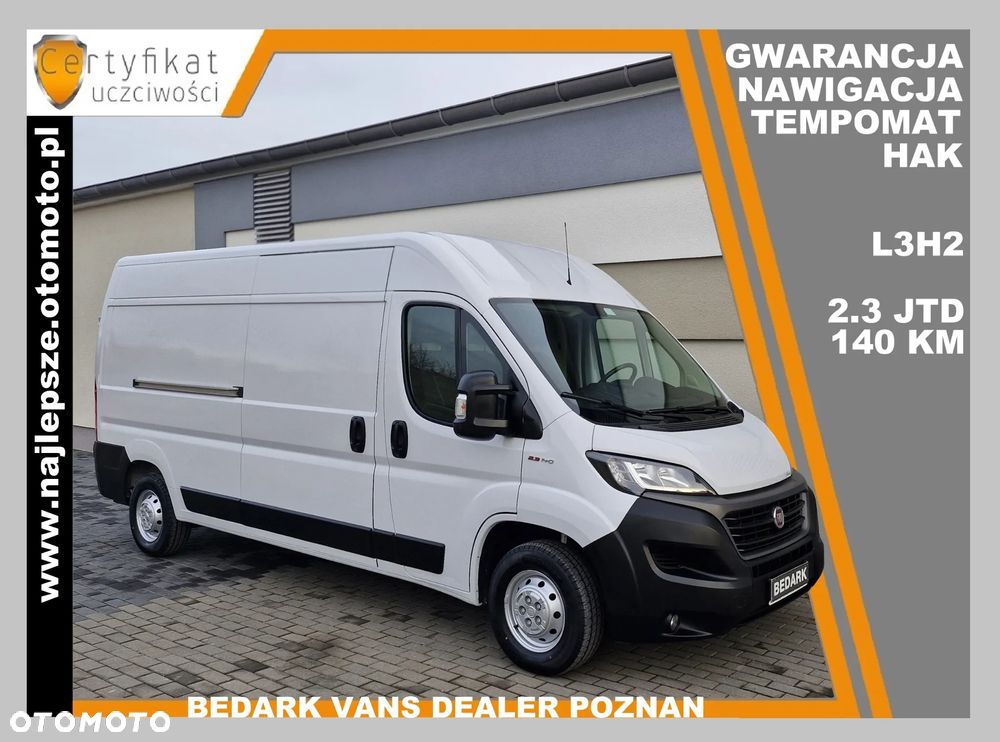 Fiat Ducato, L3H2, Gwarancja, Nawigacja, Tempomat, Klima, Hak - 1
