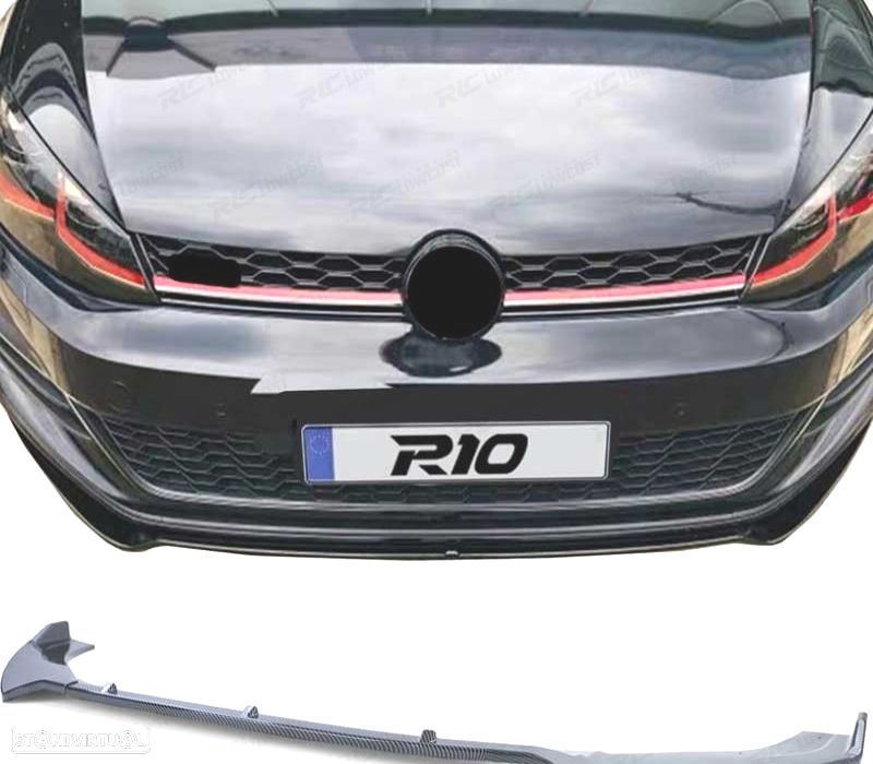 SPOILER LIP FRONTAL VOLKSWAGEN VW GOLF 7 13-20 CARBON - 1