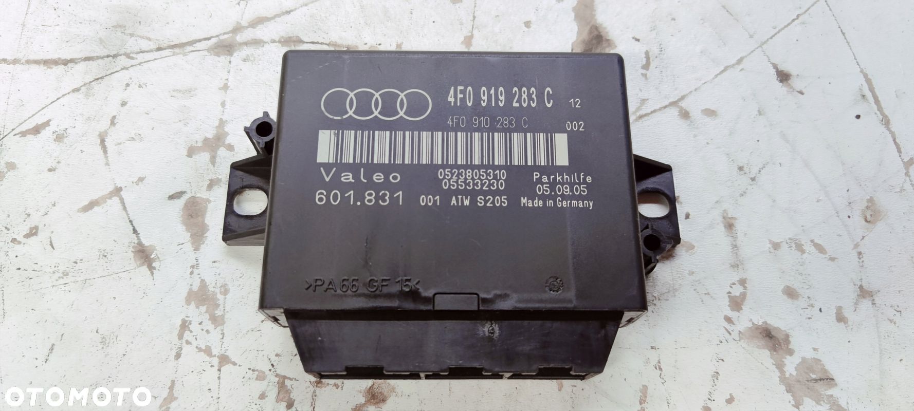 MODUŁ CZUJNIKÓW PARKOWANIA AUDI A6 C6 Q7 4F0919283C - 1