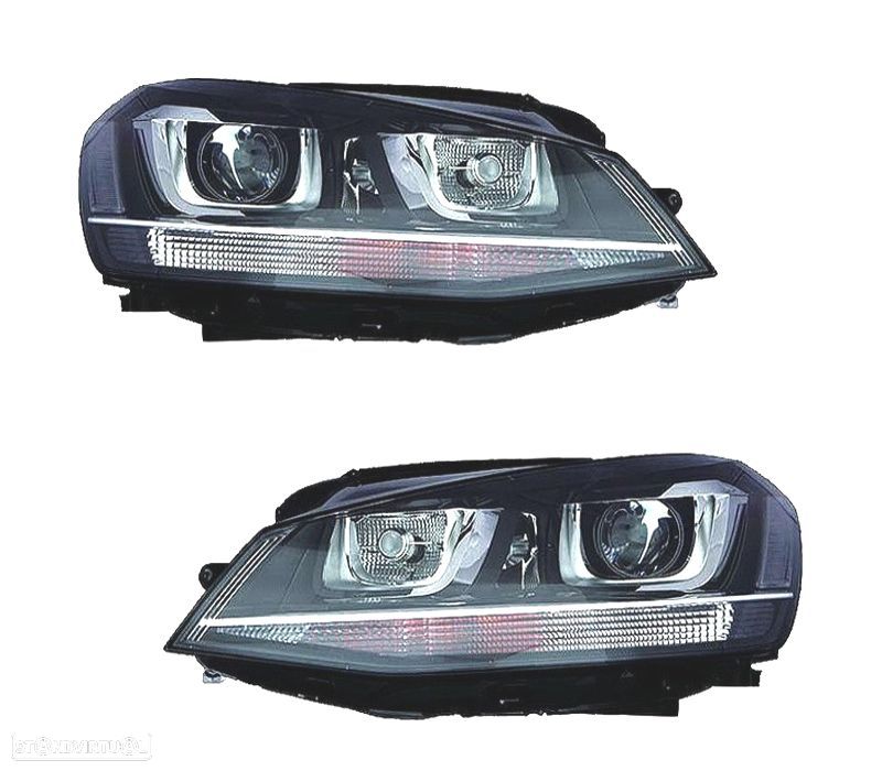 FARÓIS PARA VOLKSWAGEN VW GOLF VII GTI GTD 12-17 - 1