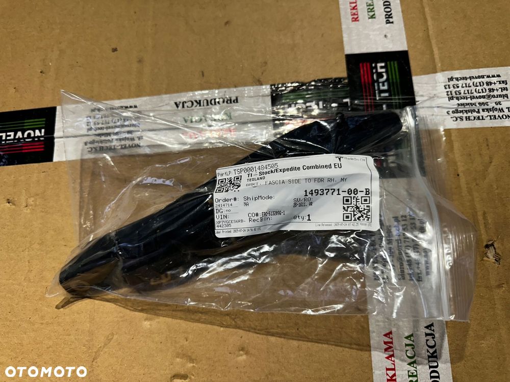 mocowanie błotnika do tesla model y 2020-2024 1493771-00-b prawa - 2