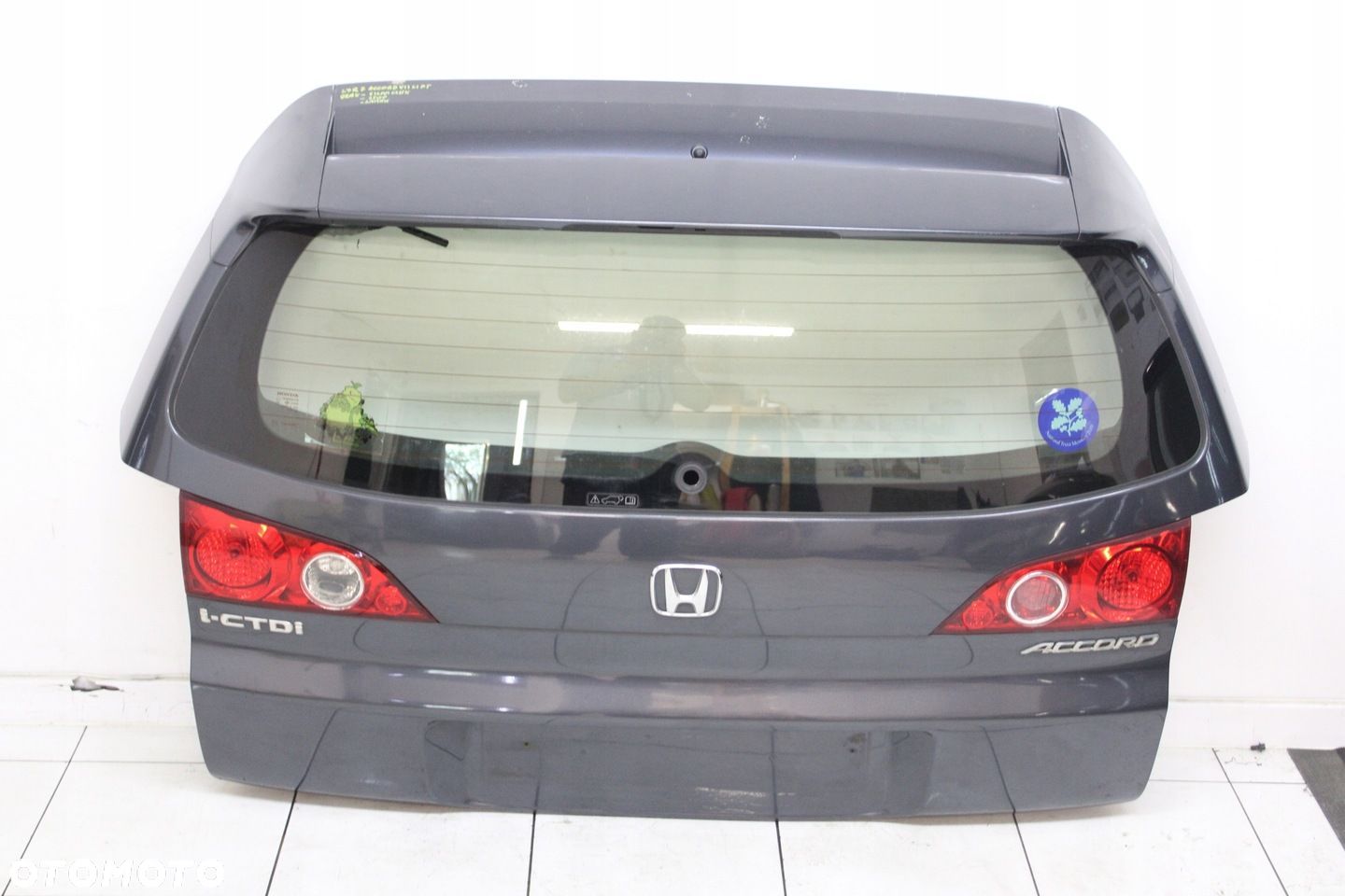 HONDA ACCORD VII KOMBI TYPE S SPORT 02R- KLAPA POKRYWA BAGAŻNIKA TYŁ NH658P - 1