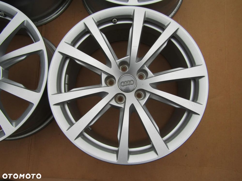 4x JAK NOWE Felgi Aluminiowe 18 Audi A4 B6 B7 B8 A5 8T A6 C6 C7 C8 A7 A8 Q3 Q5 Q7 SEAT SKODA VW BMW 8 j 5x112 ET29 piasta 66,6 mm + czujniki TPMS / STAN IDEALNY - 10
