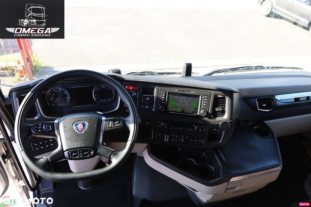 Scania S 500 Hakowiec + przyczepa // Oś skrętna // MEILLER // Klima postojowa / - 13