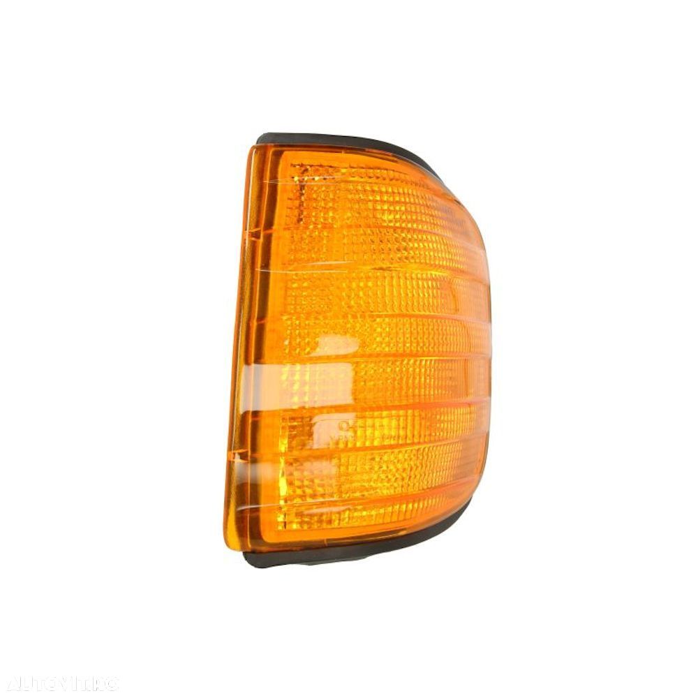 Lampa semnalizare fata Mercedes Benz Clasa S W126 1980-1991, partea Stanga, semnalizare portocalie, TYC