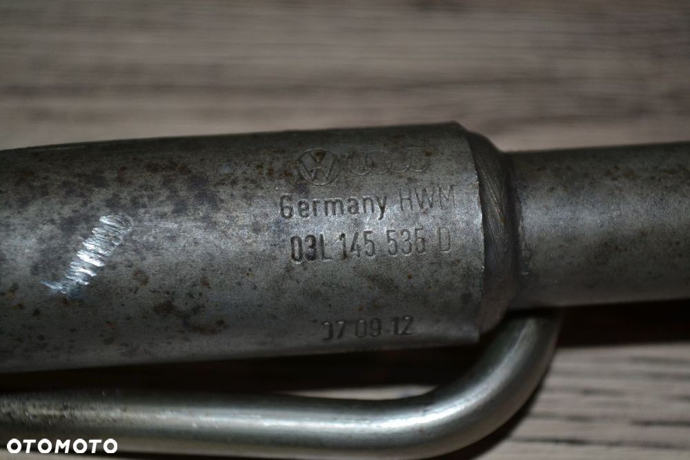 VW AUDI SEAT SKODA 1,6 TDI RURKA OLEJU TURBINY 03L145535D - 3