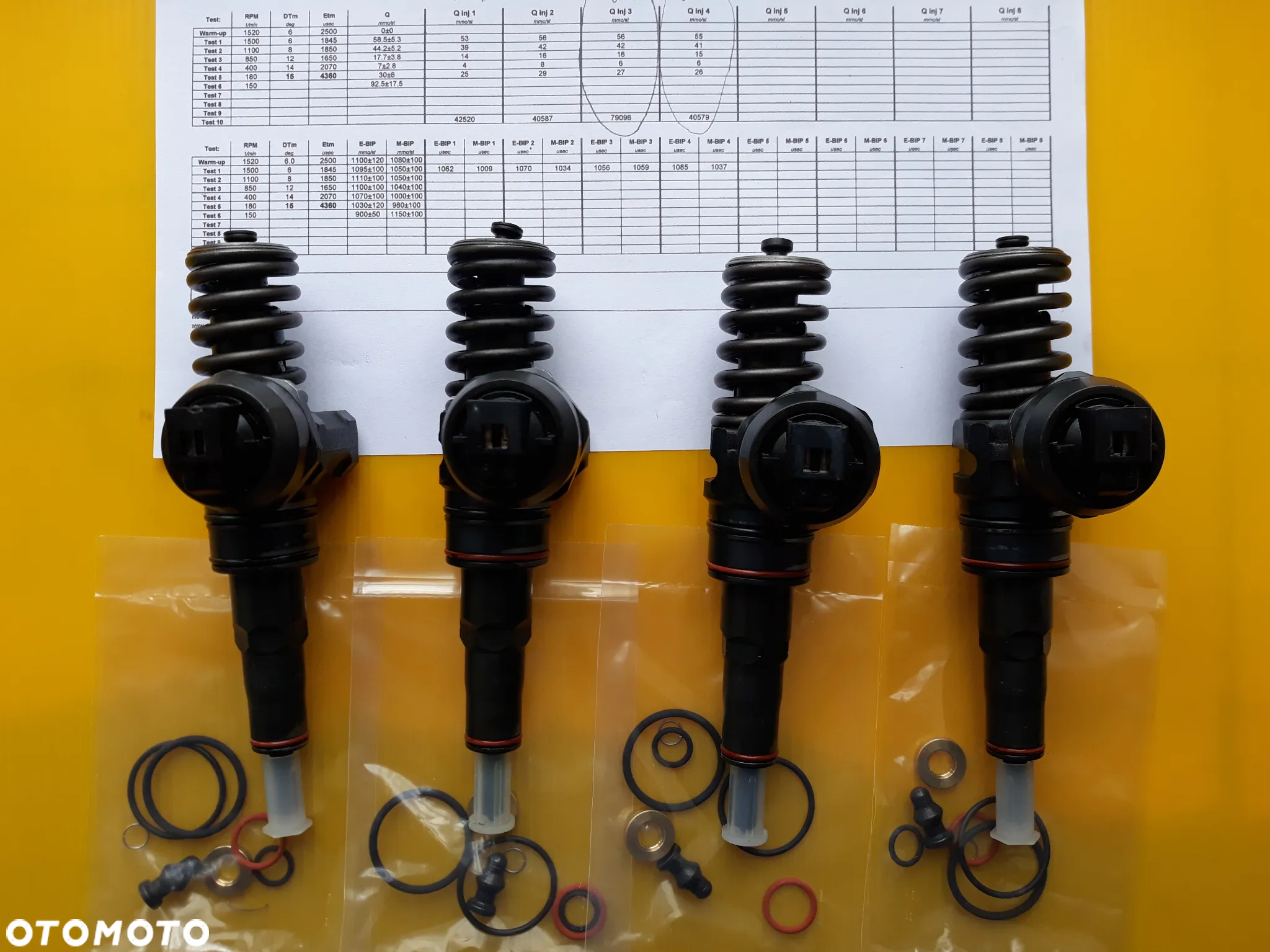 Pompowtryski 1,9TDI AVQ BKC BXE 038130073AQ 0414720213 + uszczelki - 3