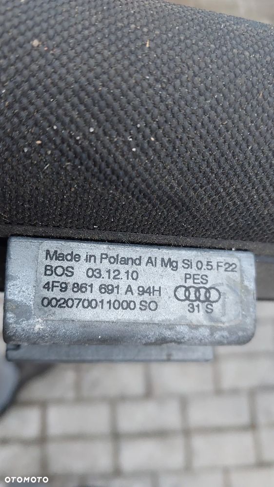 AUDI A6 C6 KRATKA SIATKA ROLETA BAGAŻNIKA CZARNA AVANT KOMBI 4F9861691A - 3