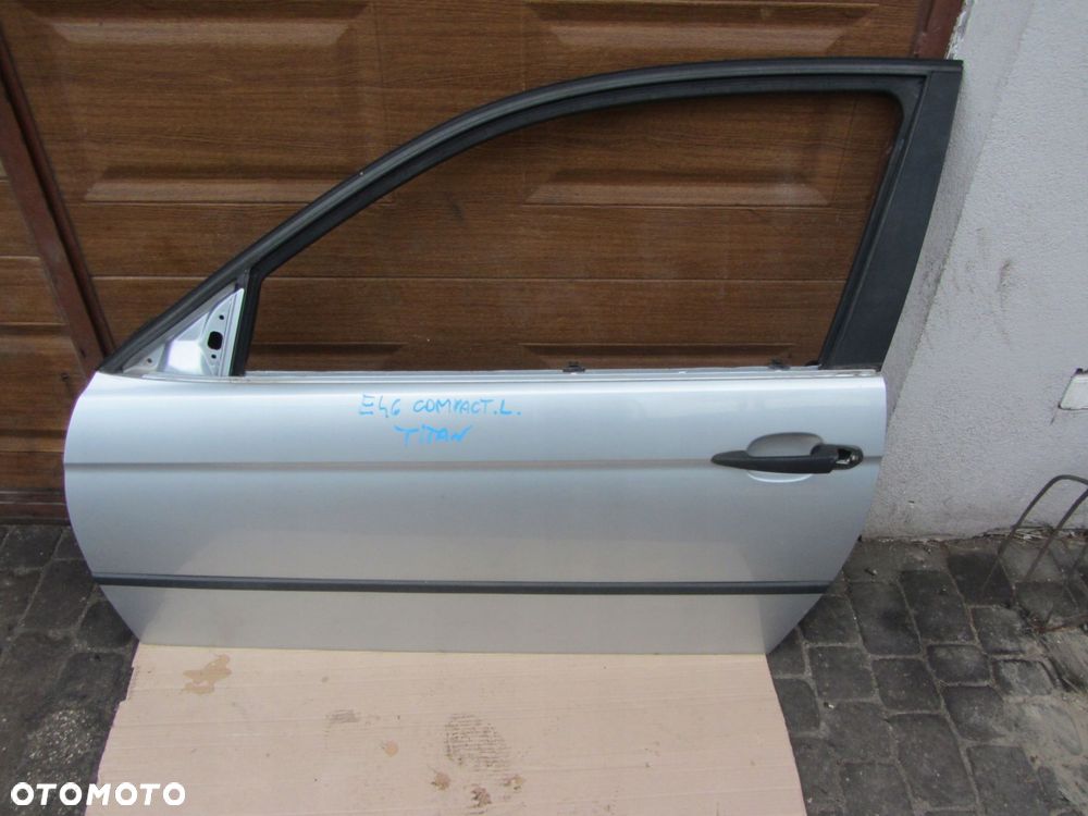 drzwi lewe przód bmw e46 compact titansilber - 1