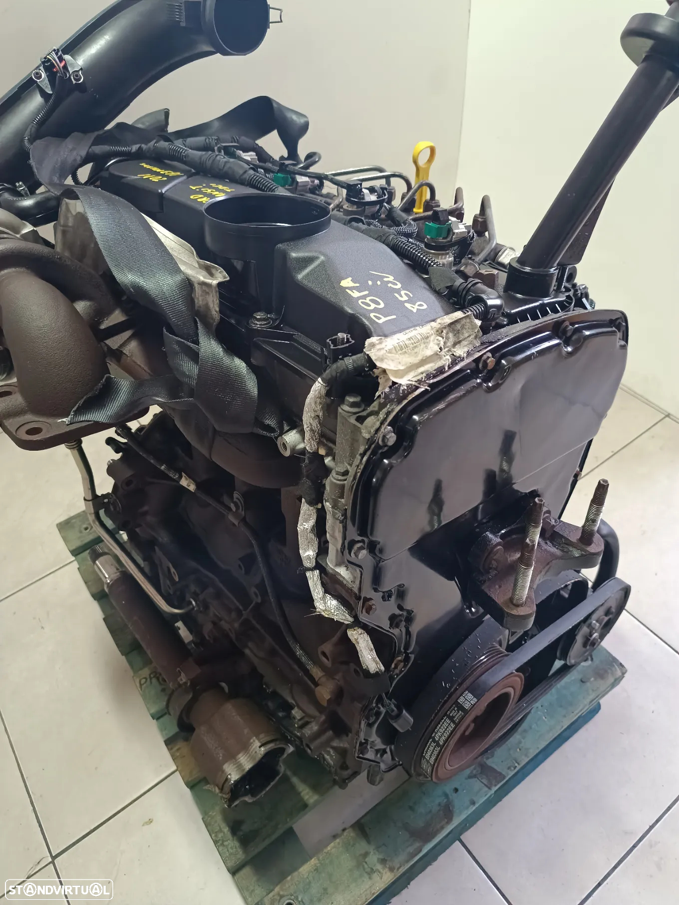 Motor Ford Transit 2.2TDCI 85cv P8FA  caixa 5 velocidades 6C1R 7002 AB - 8