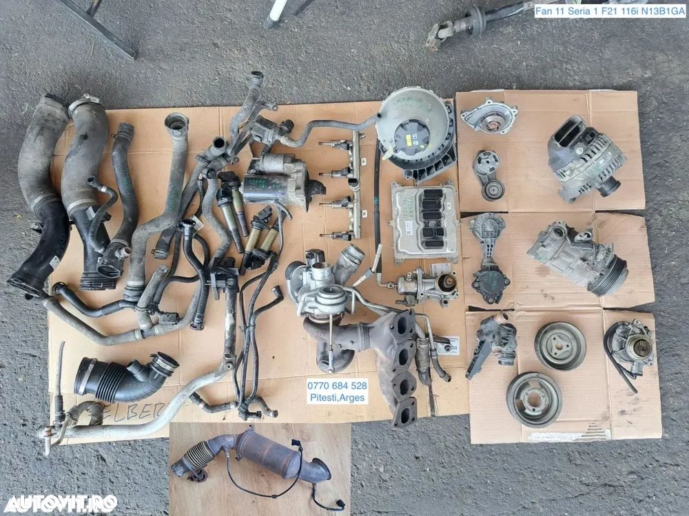 Anexe motor N13 Alternator compresor pompa apa pompa benzina rampa injectoare turbina bobina inductie electromotor benzina bmw seria 1 seria 3 F20 F21 F30 - 1