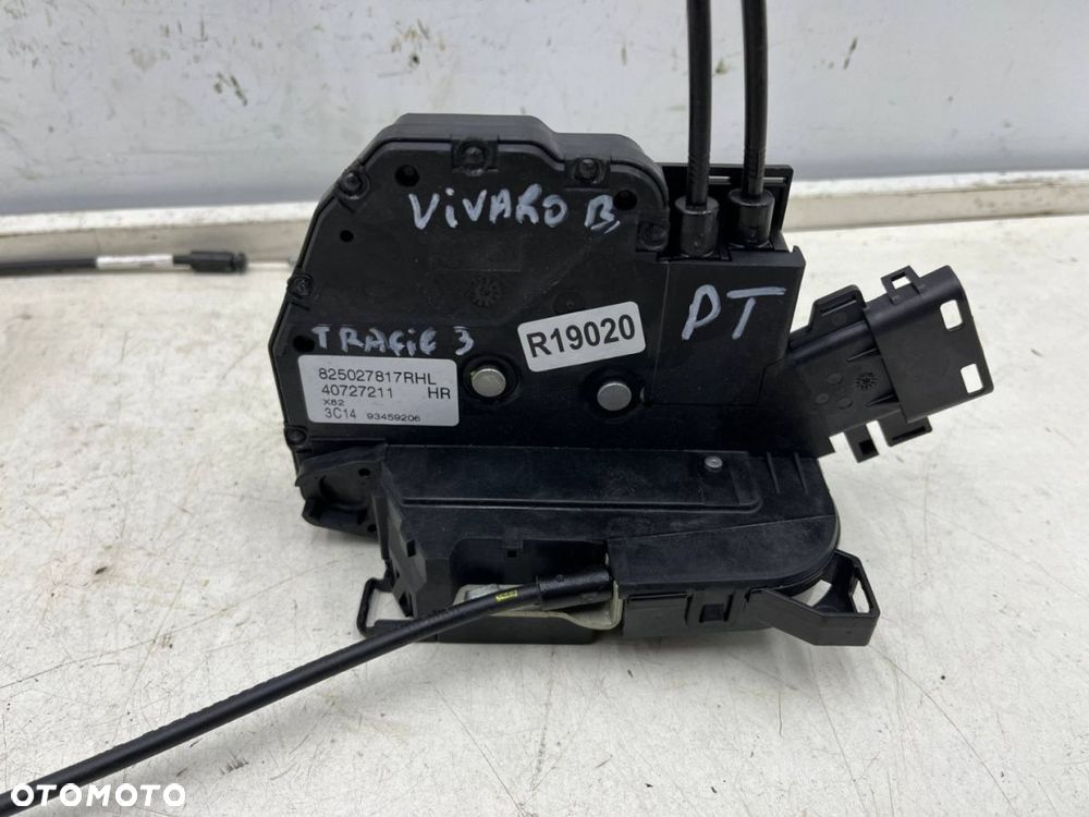 Zamek drzwi Trafic 3 Vivaro B Talento 14r- PRAWY tylny zamek drzwi przesuwnych linka 6 pin 825027817 - 2