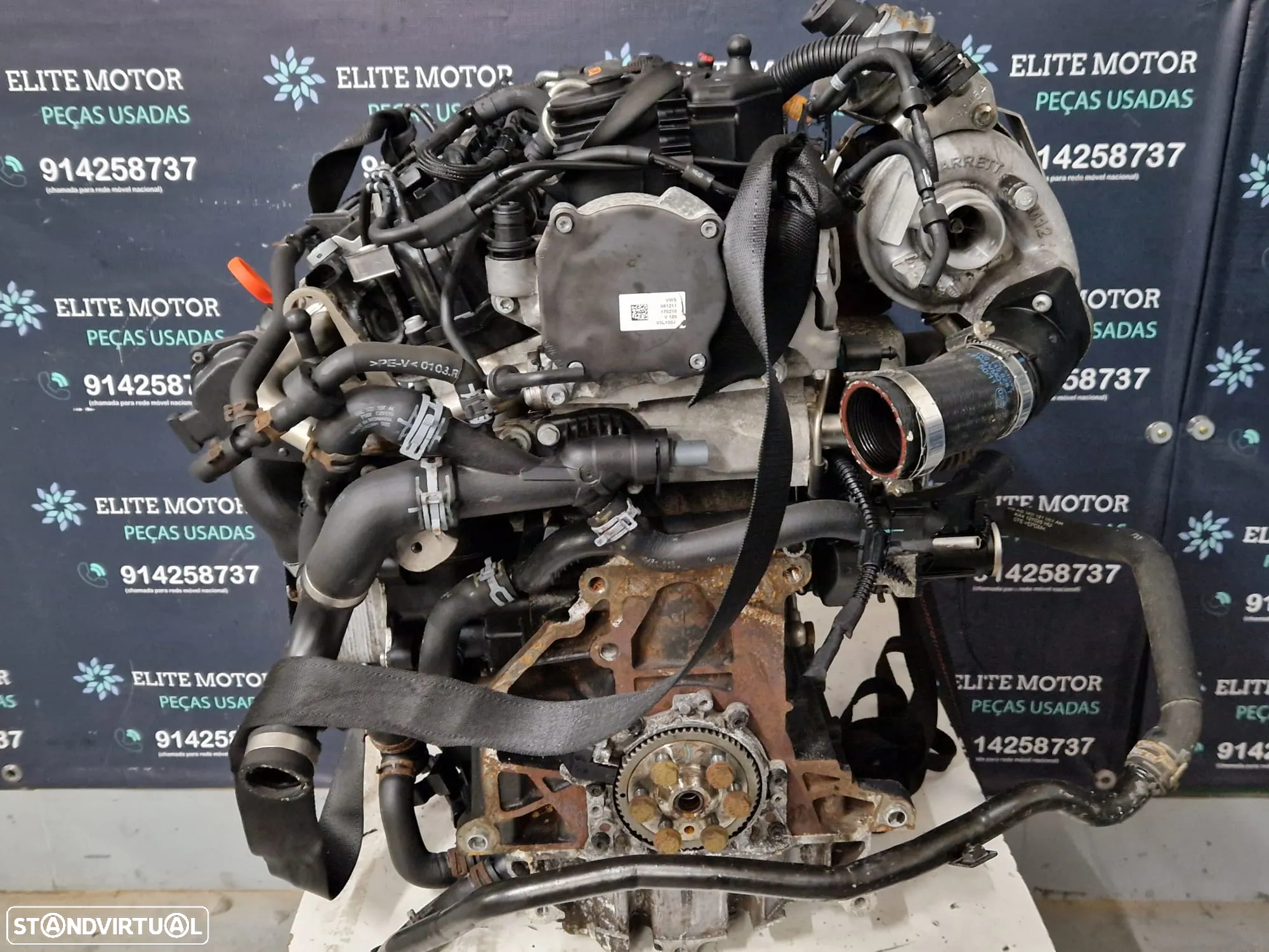 Motor usado CAY VW GOLF VI 1.6 TDI 105CV SKODA AUDI A1 PASSAT CAYC - 3