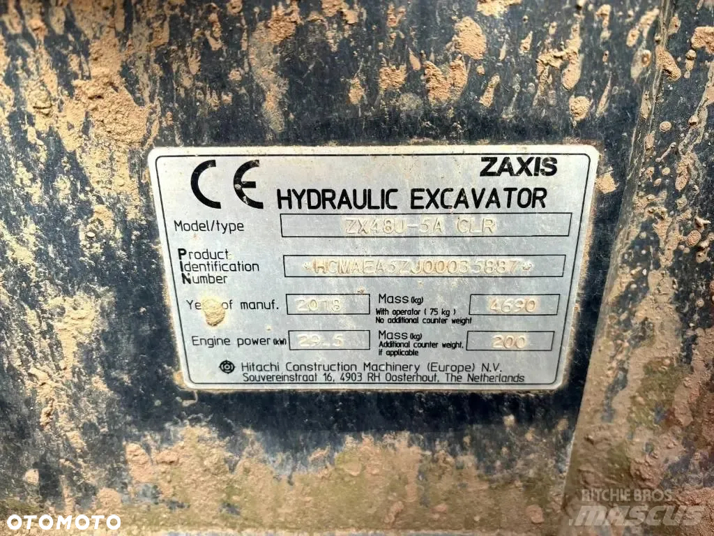 Takeuchi ZX48U-5A - 5