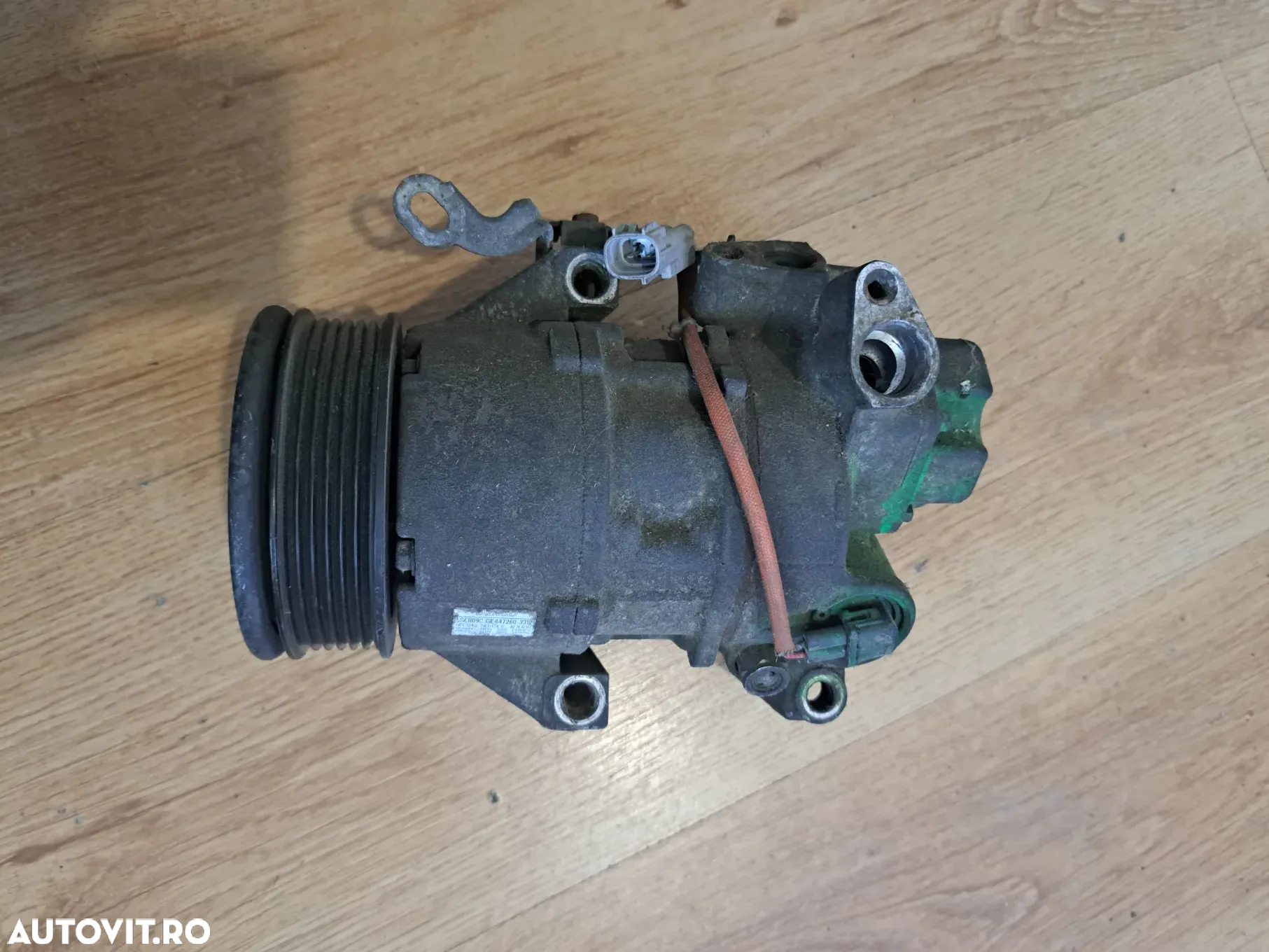 Compresor clima ac aer conditionat original Denso Toyota Yaris 1.0vvt-i 1.0gpl 1.3vvti 1.4 d-4d Auris 1.4 d-4d 2005-2011 6pk - 7