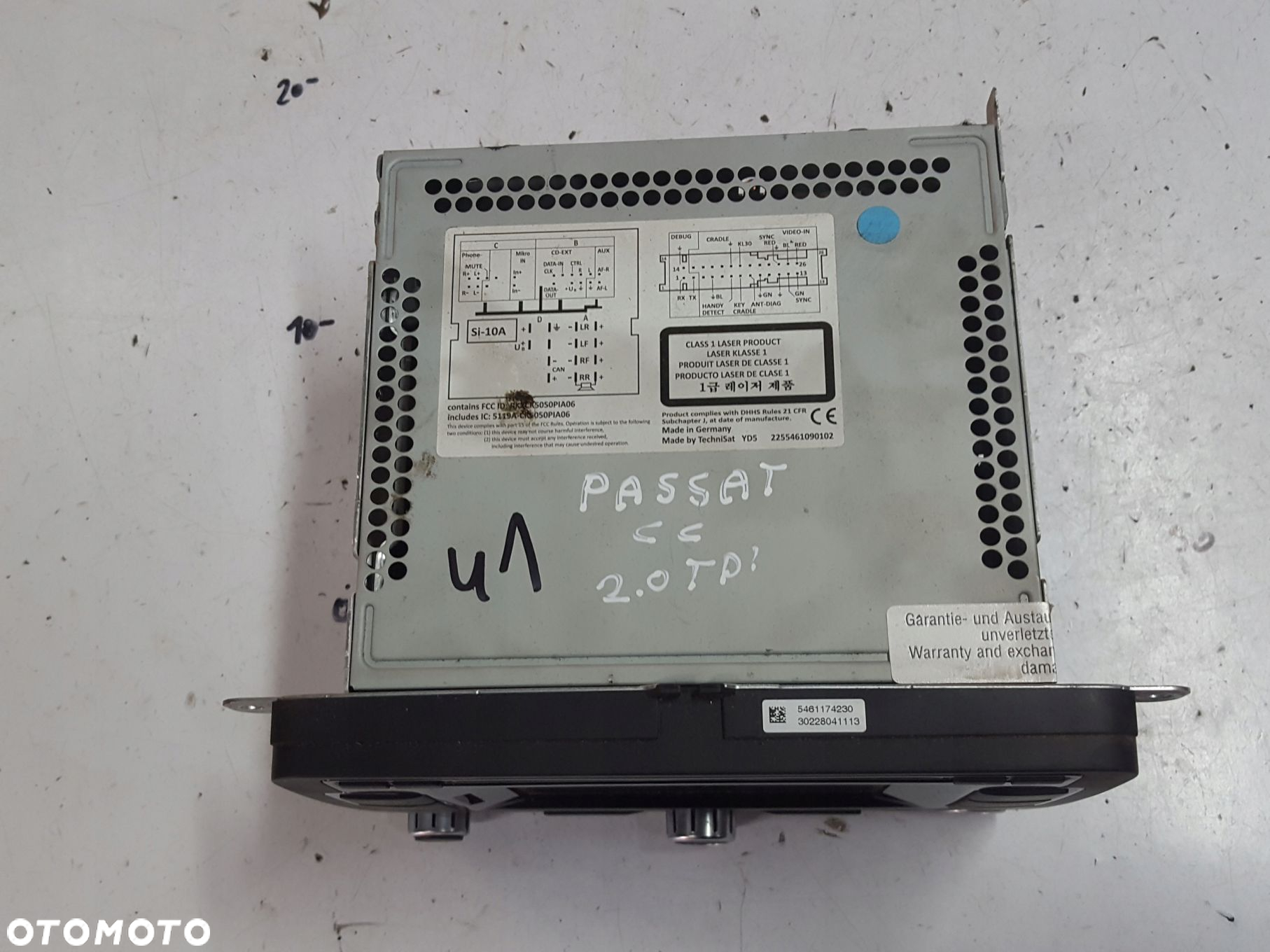 VW PASSAT CC PASSAT B7 RADIO NAWIGACJA 3C0035279C - 2