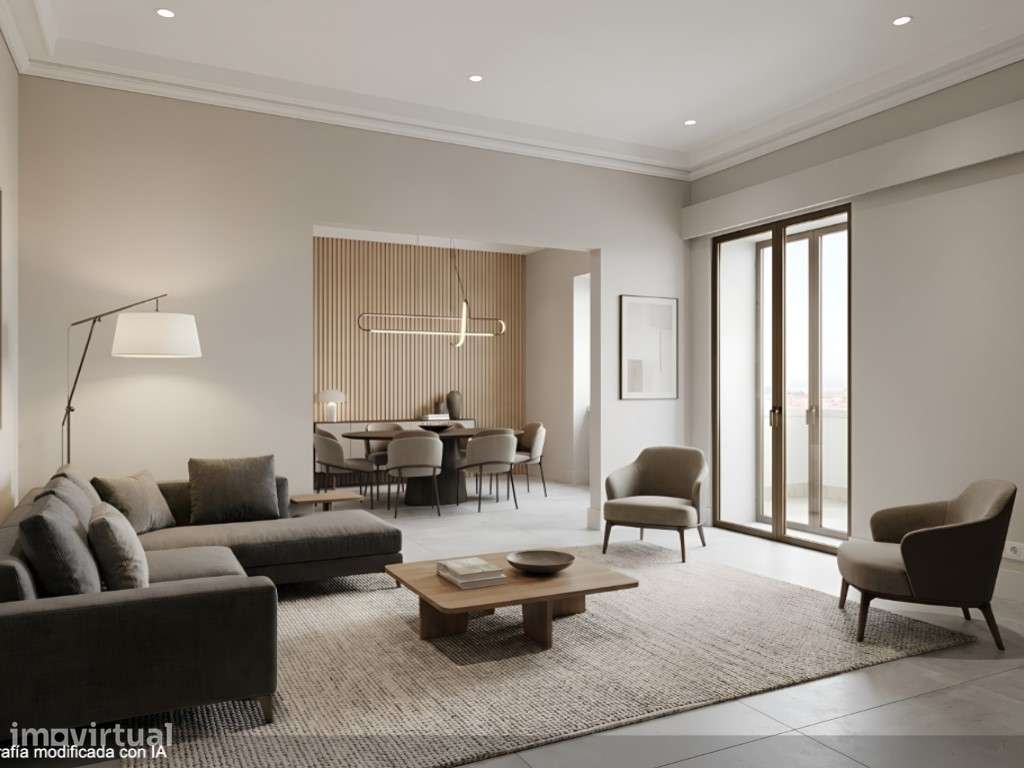 Magnífico apartamento T3+2 com vista rio - Grande imagem: 4/44