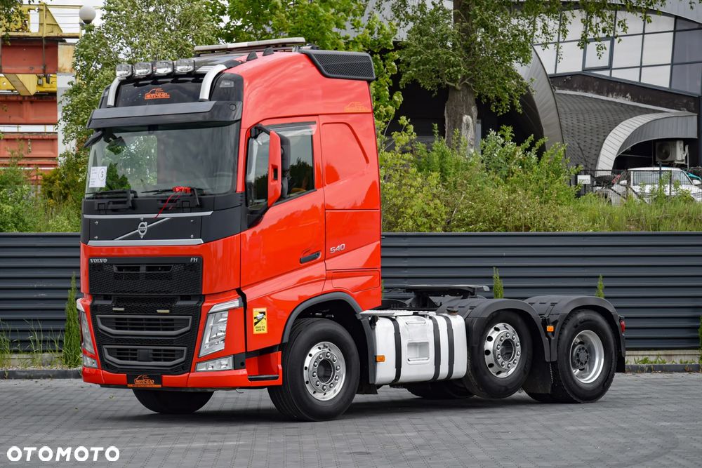Volvo FH540 / 6x2 / EURO 6 / PUSHER / OŚ SKRĘTNA-PODNOSZONA / RETARDER / KLIMATYZACJA POSTOJOWA / NAWIGACJA / ACC / LEDY / 2 ZBIORNIKI PALIWA / ALUFELGI / SERWISOWANY / SPROWADZONY - 1