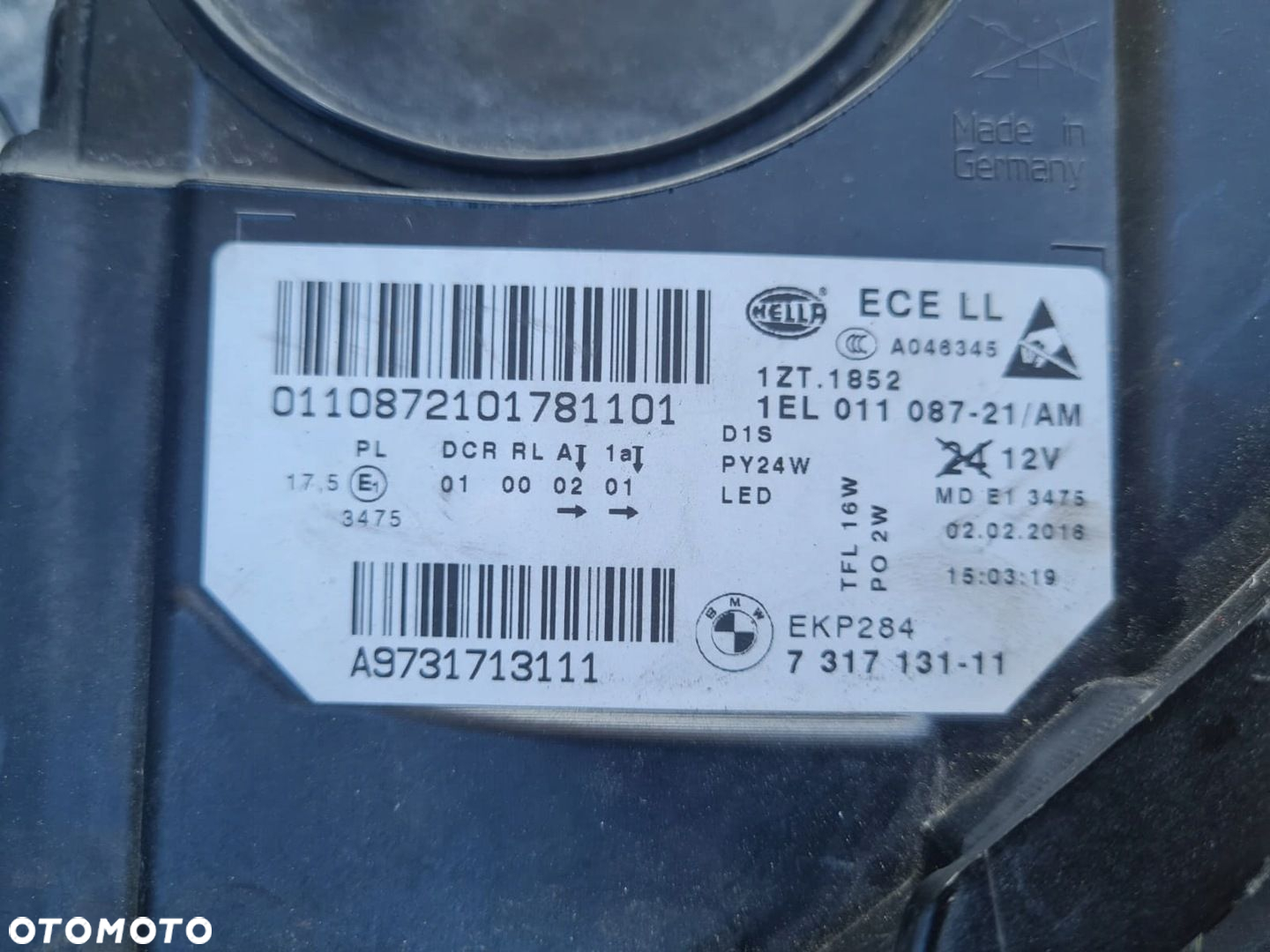 BMW 5 F10 F11 LCI LIFT Lampy przód Bi Xenon Led 7317132-10 7317131-11 - 15
