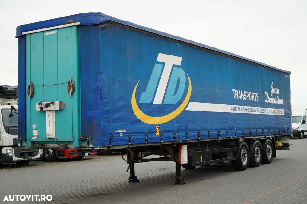 Schmitz Cargobull CORTINĂ / STANDARD / AXĂ RIDICABILĂ - 1