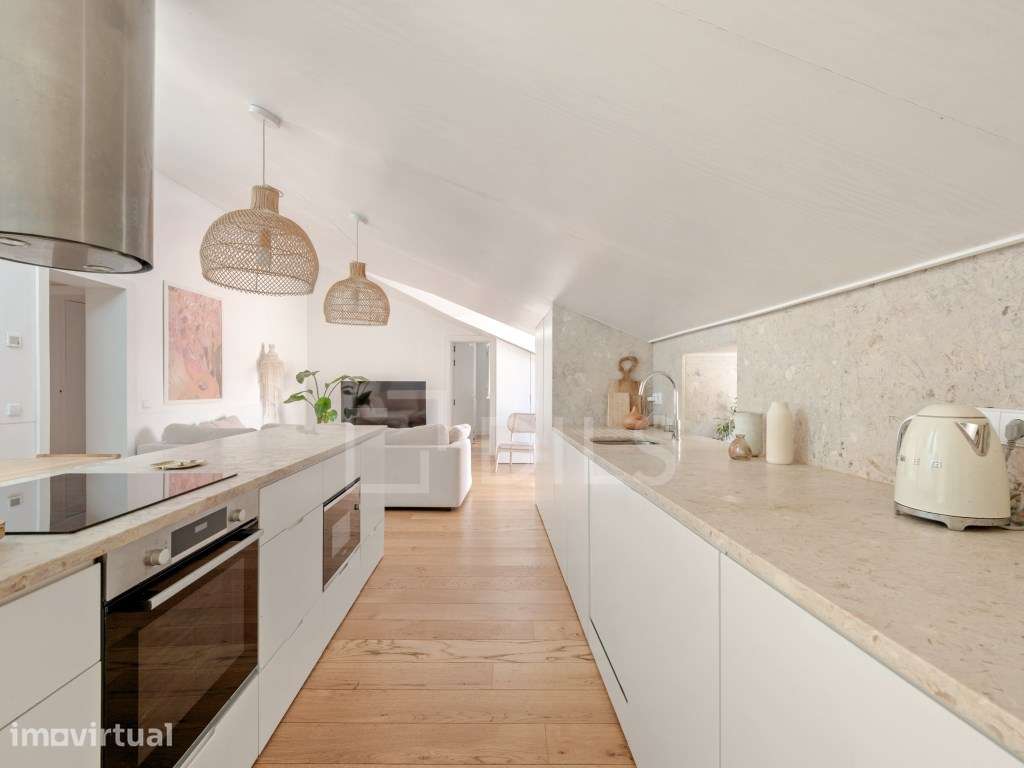 Apartamento T3, com terraço, em São Bento, Lisboa - Grande imagem: 4/16
