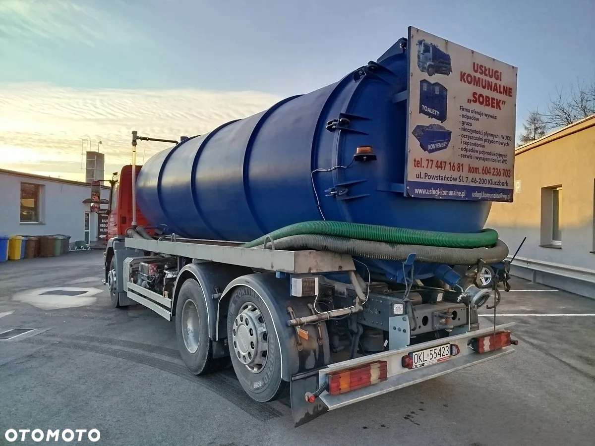 Mercedes-Benz axor asenizacyjny beczkowóz szambiarka beczka - 11